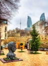 Monument of Vahid Aliaga in Baku