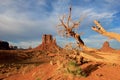 Monument Valley in beautiful twilight just before sunset, Utah Royalty Free Stock Photo