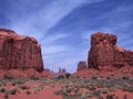 Monument Valley and desert in Arizona