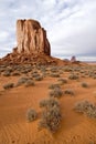 Monument Valley desert butte Royalty Free Stock Photo