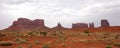 Monument Valley desert landscape in Arizona Royalty Free Stock Photo