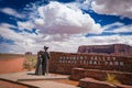 Monument Valley Entrance Sign Royalty Free Stock Photo