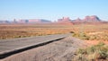 Monument Valley Highway Royalty Free Stock Photo