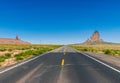 Monument Valley Highway in Arizona Royalty Free Stock Photo