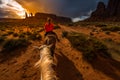 Monument Valley Horseback Riding Royalty Free Stock Photo