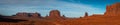 Monument Valley National Park pano Royalty Free Stock Photo