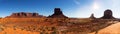 Monument Valley National Park Panorama Royalty Free Stock Photo