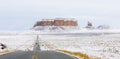 Monument Valley National Park in winter, Utah, Arizona, USA Royalty Free Stock Photo