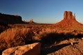 Monument Valley Navajo Indian Tribal Park Panorama Royalty Free Stock Photo