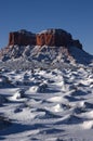 Monument Valley Navajo Indian Tribal Park, Winter Royalty Free Stock Photo