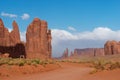 Monument valley. Navajo tribal park, USA. Royalty Free Stock Photo