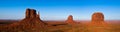 Monument valley panorama Royalty Free Stock Photo