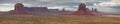 Monument Valley Panorama from Artist Point Royalty Free Stock Photo