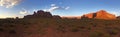 Monument valley panorama Royalty Free Stock Photo