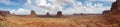 Monument Valley Panorama Royalty Free Stock Photo