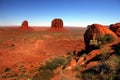 Monument Valley Park, Landscape Arizona, Utah Royalty Free Stock Photo