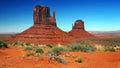 Monument Valley Park, Landscape Arizona, Utah Royalty Free Stock Photo