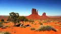 Monument Valley Park, Landscape Arizona, Utah Royalty Free Stock Photo