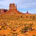 Monument Valley Scene Royalty Free Stock Photo