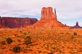 Monument Valley Scene Royalty Free Stock Photo