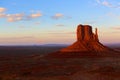 Monument valley at sunset Royalty Free Stock Photo