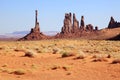 Monument Valley Totem Pole Royalty Free Stock Photo