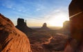 Monument Valley, Tribal Park, Arizona, Utah, USA Royalty Free Stock Photo