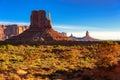 Monument valley under the blue sky, Arizona