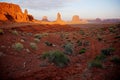 Monument Valley Utah Arizona Mittens monuments desert landscape Royalty Free Stock Photo