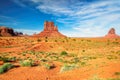 Monument Valley West Thumb Royalty Free Stock Photo