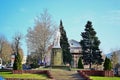 Monument VI Lenin in the town square of Tuapse, Krasnodar territory, Russia.