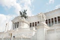 The Monument of Victor Emmanue Royalty Free Stock Photo