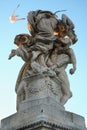 The Monument of Victor Emmanuel II, Venezia Square, in Rome, Ita Royalty Free Stock Photo