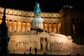 The Monument of Victor Emmanuel II, Venezia Square, in Rome, Ita Royalty Free Stock Photo