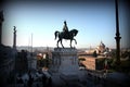 The monument of Vittorio Emanuele II or Altar of the Fatherland-Interior Royalty Free Stock Photo