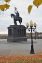 Monument of Vladimir the Great in Vladimir town, Russia Royalty Free Stock Photo