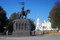 Monument of Vladimir the Great in Vladimir town, Russia Royalty Free Stock Photo