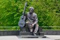 Monument of Vladimir Vysotsky. Kaliningrad, Russia Royalty Free Stock Photo