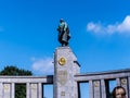 The Soviet War Memorial in the Tiergarten in Berlin Germany