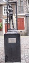 Monument wayward prostitutes is set next to the Oude Kerk church