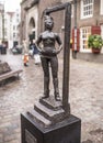 Monument wayward prostitutes is set next to the Oude Kerk church