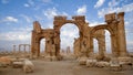 The monumental arch of Palmyra
