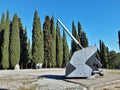 Monumental area in Redipuglia, in Friuli Venezia Giulia, Italy