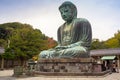 Monumental bronze statue of the Great Buddha Royalty Free Stock Photo