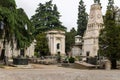 Monumental Cemetery of Milan Cimitero Monumentale di Milano Royalty Free Stock Photo