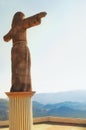 Monumental Christ at Atachi Hills. Taxco, Mexico Royalty Free Stock Photo