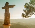 Monumental Christ at Atachi Hills. Taxco, Mexico Royalty Free Stock Photo