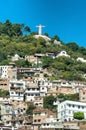 Monumental Christ at Atachi Hills. Taxco, Mexico Royalty Free Stock Photo