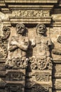 Monumental city gate Porta Nuova in Palermo in Sicily, Italy Royalty Free Stock Photo