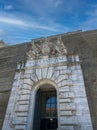 Monumental exit gate of Vatican Museum, Vatican City, Rome, Italy Royalty Free Stock Photo
